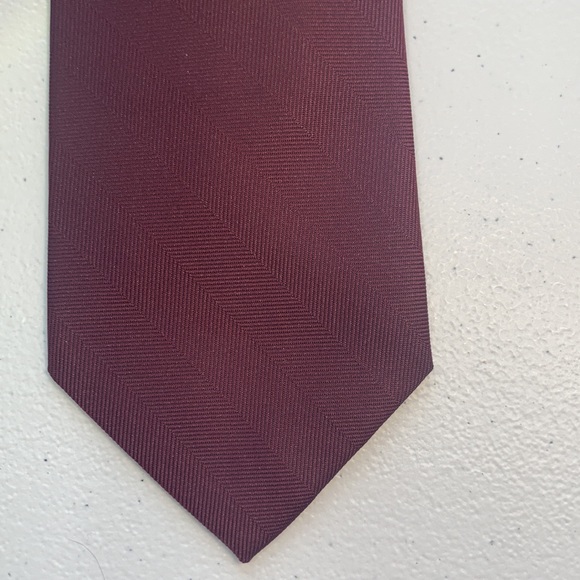 NWT Vintage 90s darker red tie - Picture 4 of 11